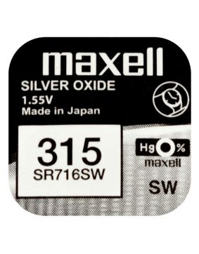 Maxell SR716SW silveroxidbatteri 315