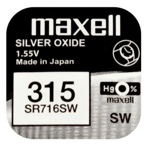 Maxell SR716SW silveroxidbatteri 315 main product photo