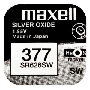 Maxell SR626SW silveroxidbatteri 377 main product photo