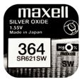 Maxell SR621SW silveroxidbatteri 364