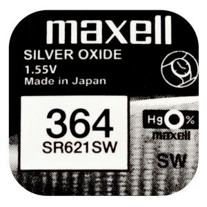 Maxell SR621SW silveroxidbatteri 364 main product photo