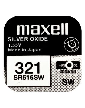 Maxell SR616SW silveroxidbatteri 321