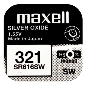 Maxell SR616SW silveroxidbatteri 321 main product photo