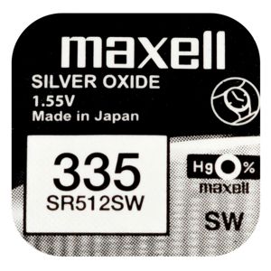 Maxell SR512SW silveroxidbatteri 335 main product photo