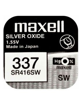 Maxell SR416SW silveroxidbatteri 337
