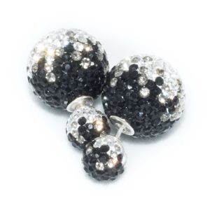 BB-örhängen Crystal 8/16 Blackfade main product photo