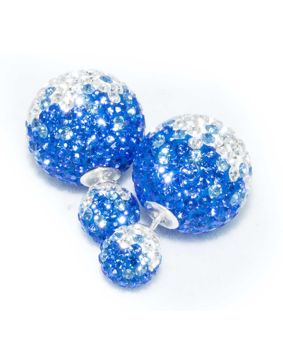 BB-örhängen Crystal 8/16 Bluefade