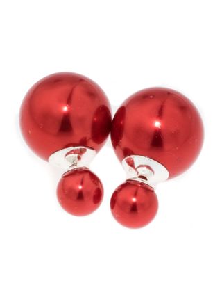 BB-örhängen Ball 8/16 Red Met