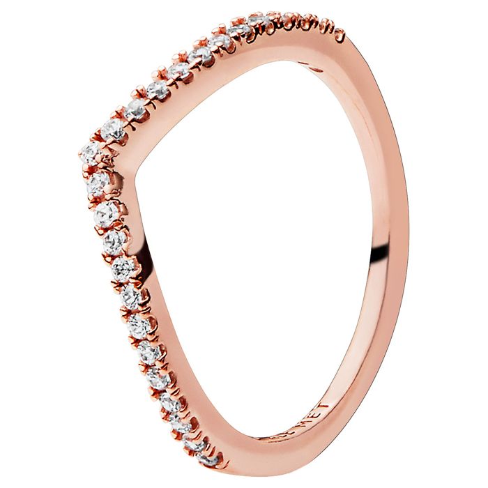 Pandora Sparkling Wishbone ring 186316CZ - klockmagasinet.com