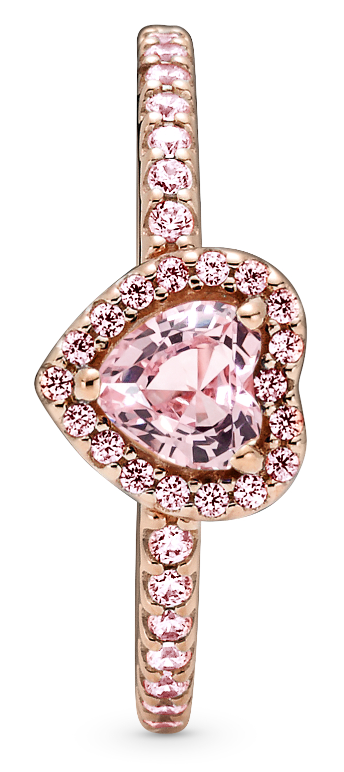 Pandora Ring Non-stackable Sparkling Elevated Heart ring 188421C04