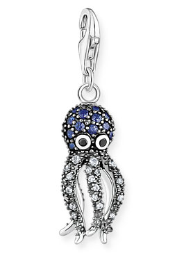 Thomas Sabo Charm Club octopus with blue stones berlock 1890-644-1
