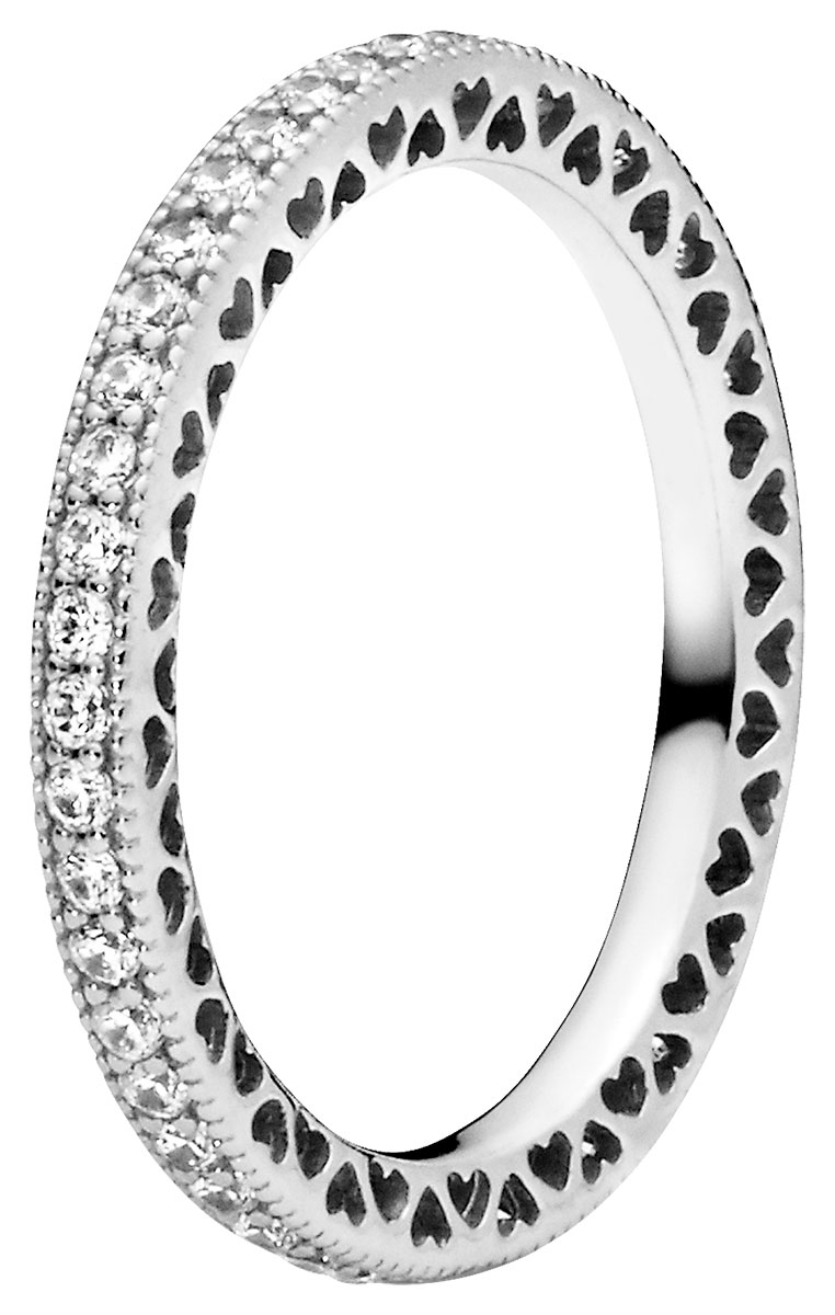 Pandora Sparkle & Hearts ring 190963CZ