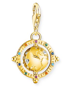 Thomas Sabo Charm Club Pendant Globe gold berlock 1923-488-7