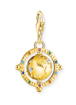 Thomas Sabo Charm Club Pendant Globe gold berlock 1923-488-7