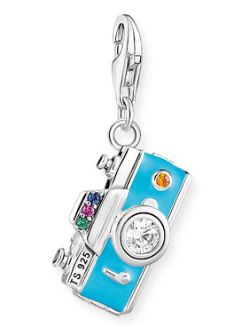 Thomas Sabo Charm Club Pendant Retro Camera berlock 1924-340-7