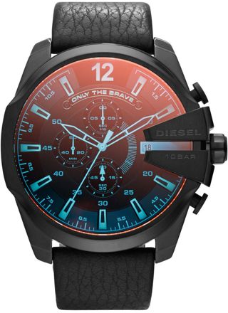 Diesel DZ4323 Mega Chief Iridescent Crystal Leather