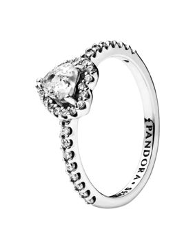 Pandora Elevated Heart ring 198421C01