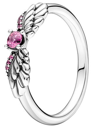 Pandora ring Non-stackable Sparkling Angel Wings 198500C02