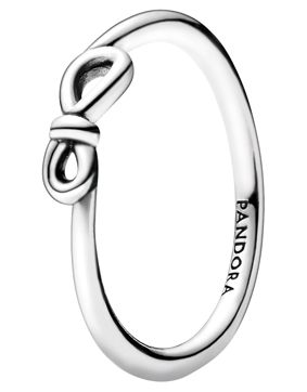Pandora Non-stackable Infinity Knot ring 198898C00