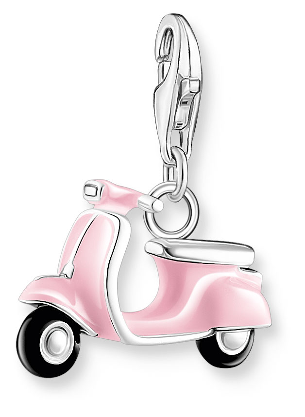 Thomas Sabo Charm Club Charmista pink Scooter berlock 1992-007-9