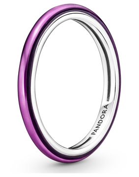 Pandora Me ring Shocking Purple Sterling Silver 199655C01