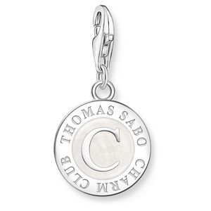 Thomas Sabo Charm Club Charmista shimmering white gold enamel berlock 1998-007-14 main product photo