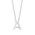 Lykka Symbols bokstavshalsband silver, A