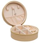 Lykka smyckeskrin beige rund