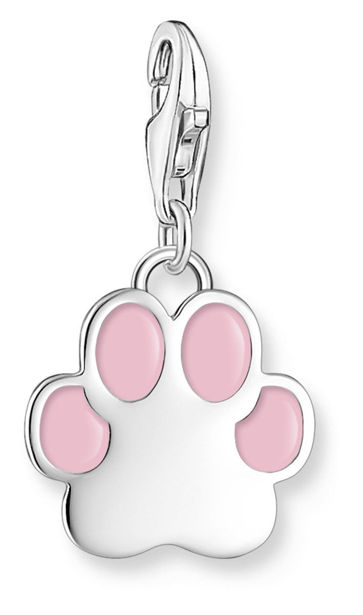 Thomas Sabo Charm Club Charmista pink paw berlock 2015-007-9