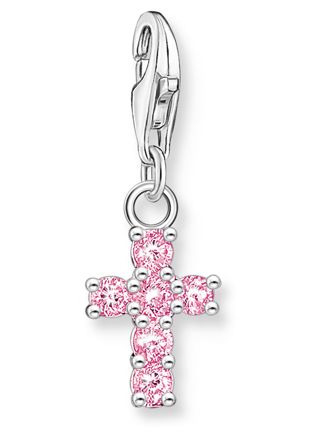 Thomas Sabo Charm Club Charmista pink cross silver berlock 2032-051-9