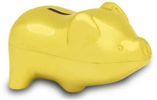 Sparbössa Guld Gris 078679