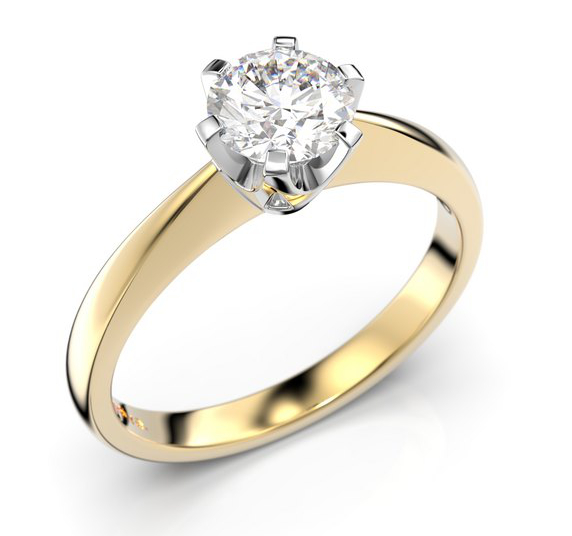 Festive Classic enstensring diamantring 204-060-KV