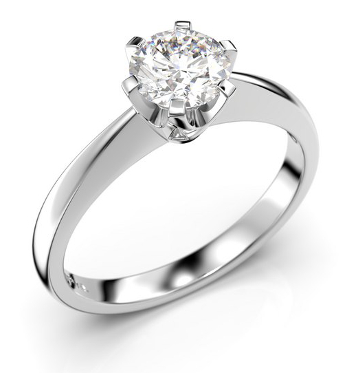 Festive Classic enstensring diamantring 204-060-VK