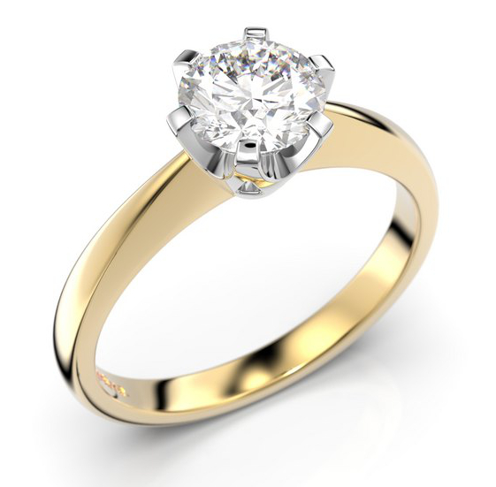 Festive Classic enstensring diamantring 204-070-KV