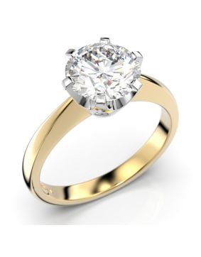 Festive Classic enstensring diamantring 204-150-KV