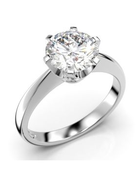 Festive Classic enstensring diamantring 204-150-VK