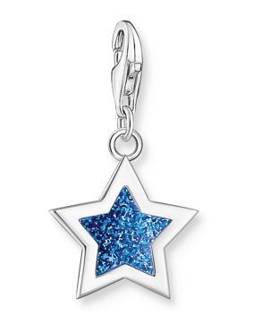 Thomas Sabo Charm Club Charmista Enjoy star blue enamel silver berlock 2055-007-32