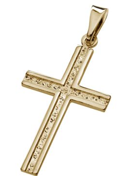 Saurum 14k konfirmationskors 7026