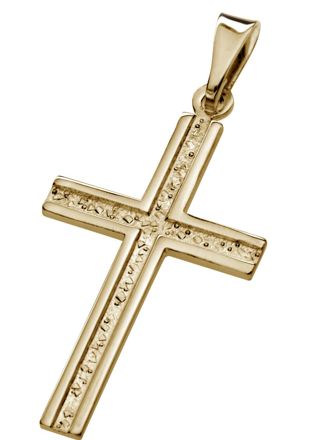 Saurum 14k konfirmationskors 7026