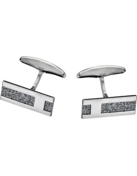 Saurum manschettknappar i silver 4626 96