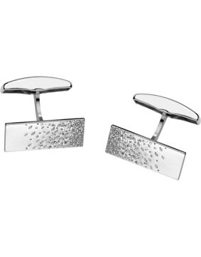 Saurum manschettknappar i silver 4671
