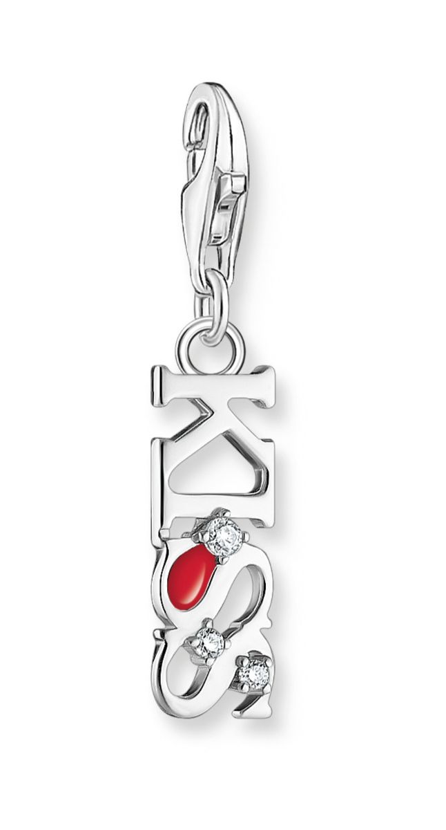 Thomas Sabo Charm Club Charmista As We Kiss Kiss Charm berlock 2066-041-10