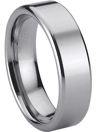 Bosie ring TI&TU316J/7, titan / tungsten 7mm