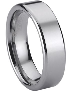 Bosie ring TI&TU316J/7, titan / tungsten 7mm