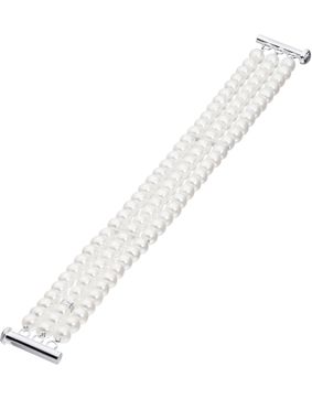 Pirami 6mm pärlarmband i tre rader 19010047