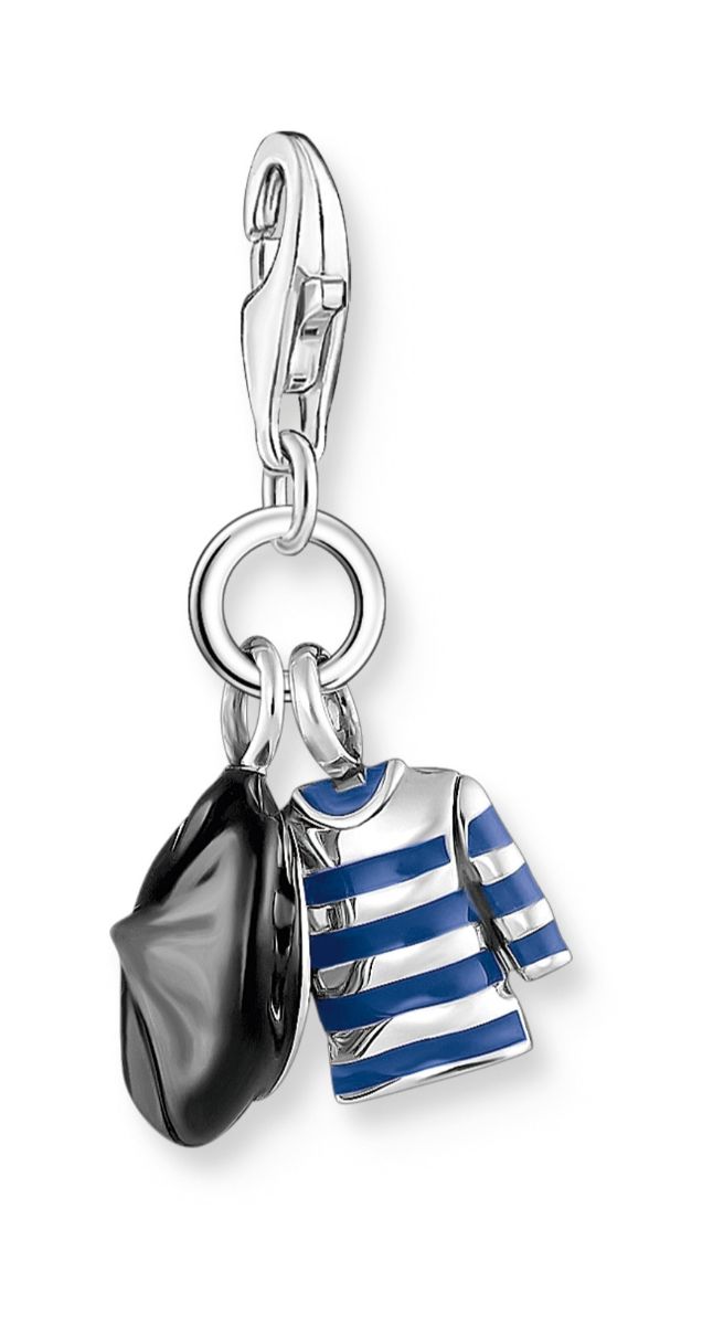 Thomas Sabo Charm Club Charmista Paris Charms Beret Breton berlock 2083-664-7