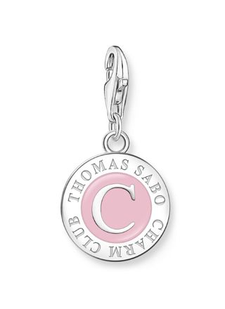 Thomas Sabo Charm Club Charmista pink Charmista Coin silver berlock 2096-007-9