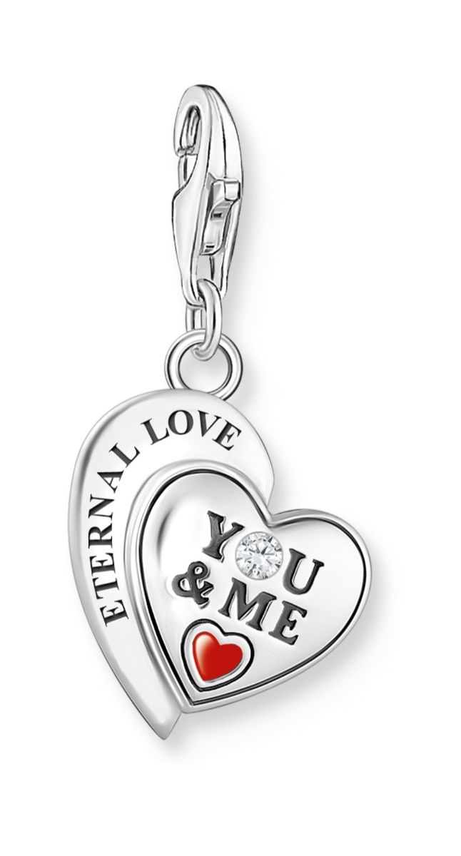 Thomas Sabo Charm Club Charmista As We Kiss You & Me berlock 2108-691-21