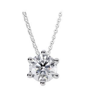 Kohinoor Theia diamantberlock i vitguld med kedja 1.00 ct 213-460V-100L