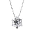 Kohinoor Theia diamantberlock i vitguld med kedja 0.50 ct 213-460V-50L